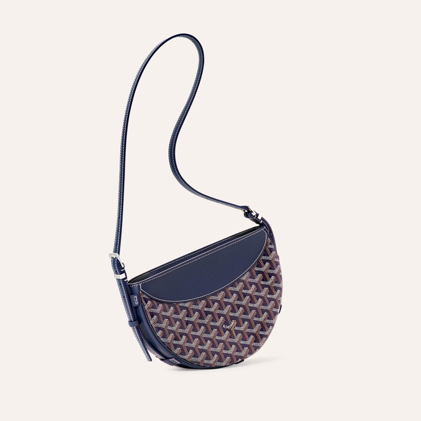 Goyard Hirondelle Bag Navy Blue - Image 4